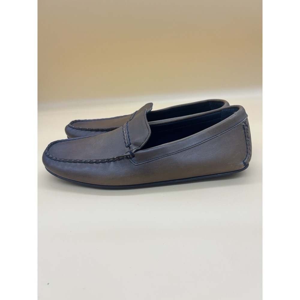 Allen Edmonds Super Sport Driver Loafers Mocha Brown Leather Mens Size 11 - Picture 2 of 9